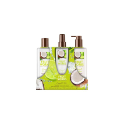 GRACE COLE COFFRET FRUIT WORKS GEL DOUCHE 500ML+SPRAY POUR LE CORPS 500ML+LOTION POUR LES MAINS ET LE CORPS 500ML